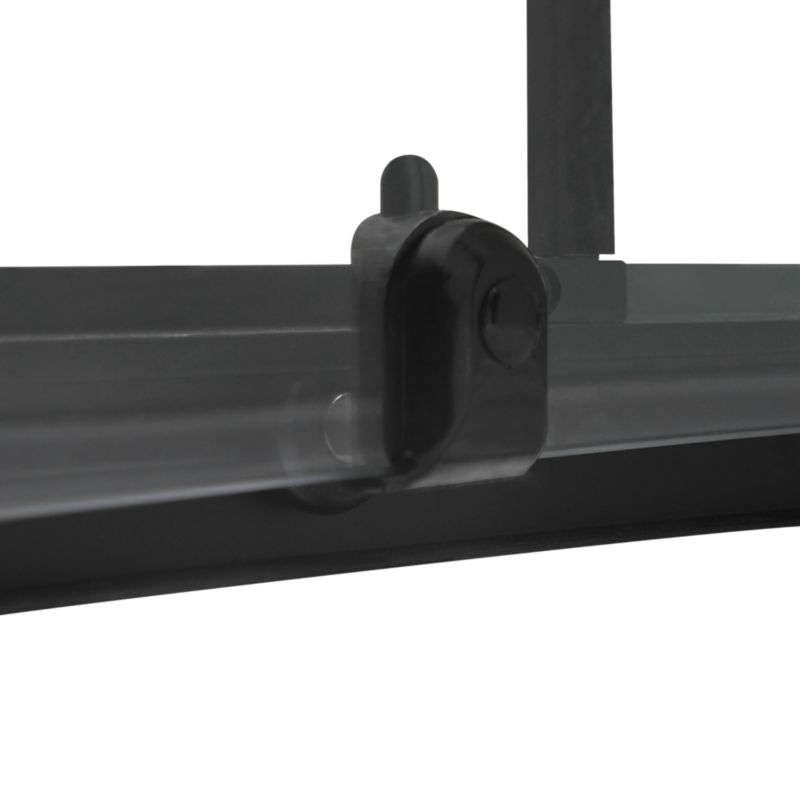 Kabina prysznicowa z hydromasażem Quadrant 85 cm półokrągła czarna/biała