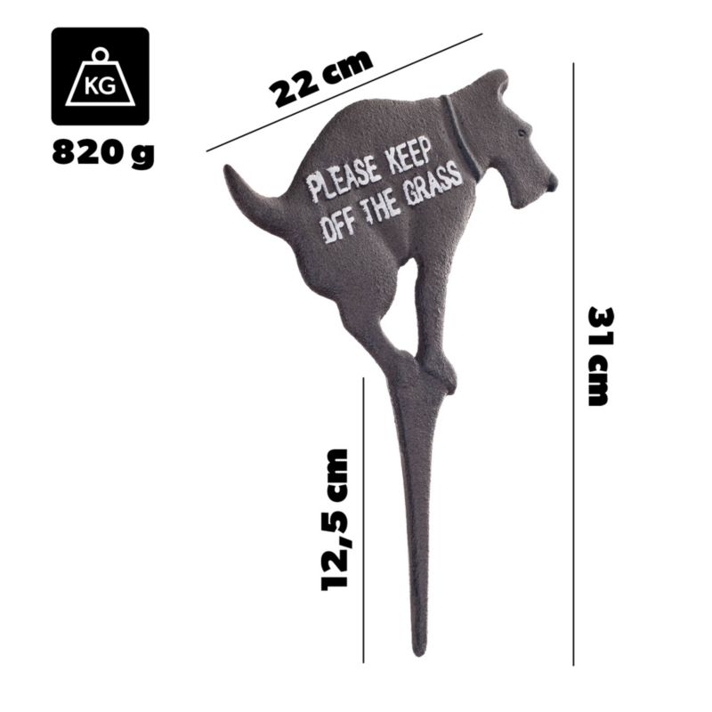 KADAX Znacznik Ogrodowy Informacyjny 31cm 1 szt.