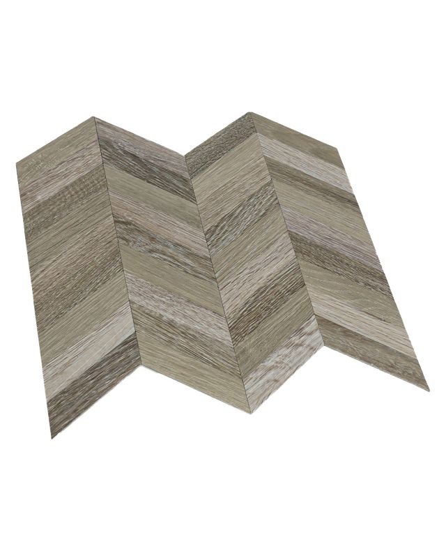 Kafelki ścienne samoprzylepne płytki Mazovia 29,6 x 25,3 cm odporne na zachlapania, drewno,jodełka Szare 1 szt.