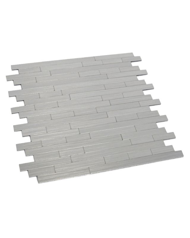 Kafelki ścienne samoprzylepne płytki Mazovia 29,8 x 30,2 cm odporne na zachlapania, geometryczne Szare 1 szt.