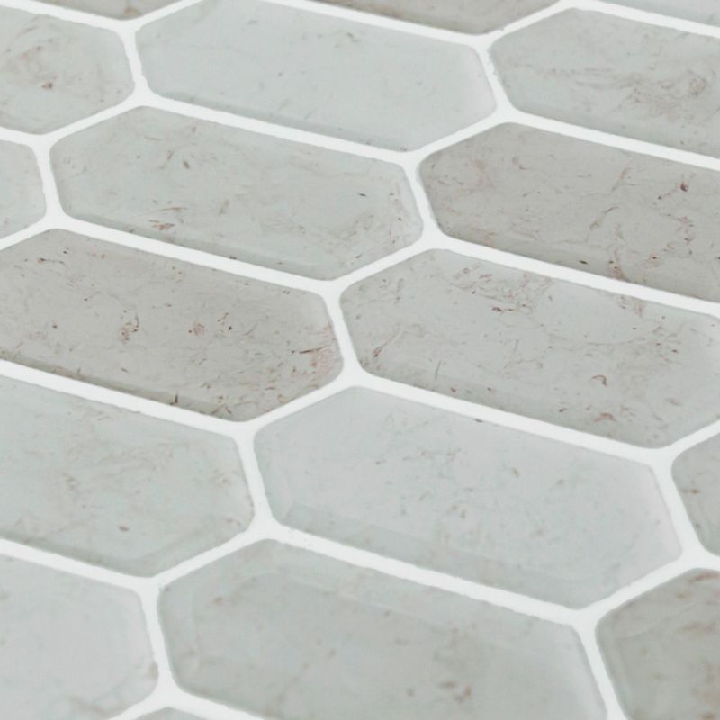 Kafelki ścienne samoprzylepne płytki Mazovia 30,5 x 30,5 cm odporne na zachlapania, geometryczne Kremowe 10 szt.