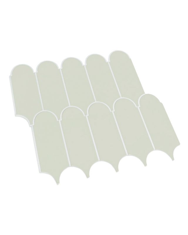 Kafelki ścienne samoprzylepne płytki Mazovia 30,5 x 30,5 cm odporne na zachlapania, geometryczne Zielone 10 szt.