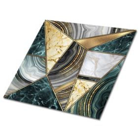 Kafelki samoprzylepne Tulup 30x30 cm Abstrakcja Art Deco. 9 szt.