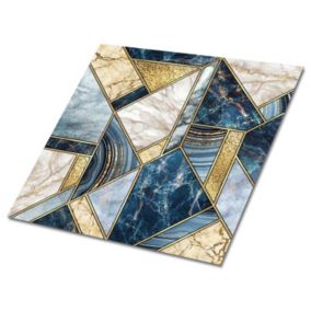 Kafelki samoprzylepne Tulup 30x30 cm Abstrakcyjna geometria 9 szt.