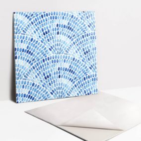 Kafelki samoprzylepne Tulup 30x30 cm Akwarelowa mozaika 9 szt.