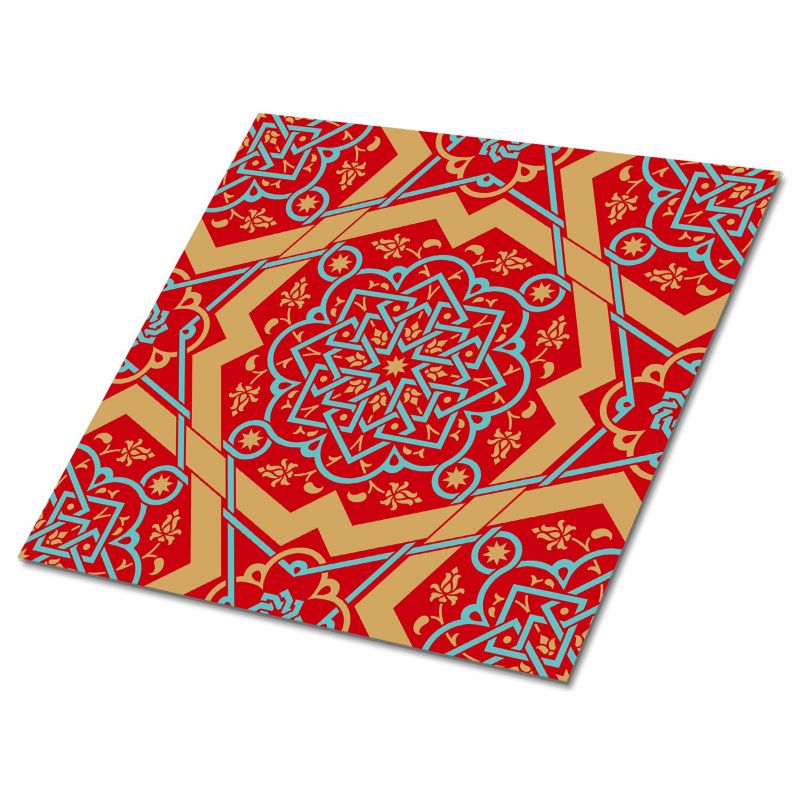 Kafelki samoprzylepne Tulup 30x30 cm Arabski kwiatowy wzór 9 szt.