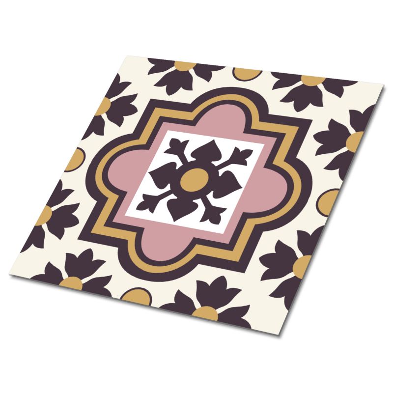 Kafelki samoprzylepne Tulup 30x30 cm Arabskie kwiaty 9 szt.
