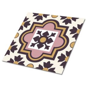 Kafelki samoprzylepne Tulup 30x30 cm Arabskie kwiaty 9 szt.