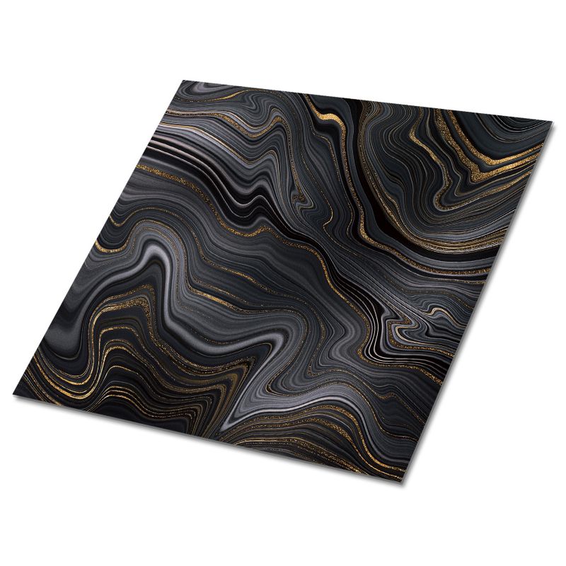 Kafelki samoprzylepne Tulup 30x30 cm Ciemna abstrakcja. 9 szt.