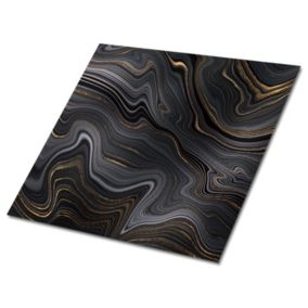 Kafelki samoprzylepne Tulup 30x30 cm Ciemna abstrakcja. 9 szt.
