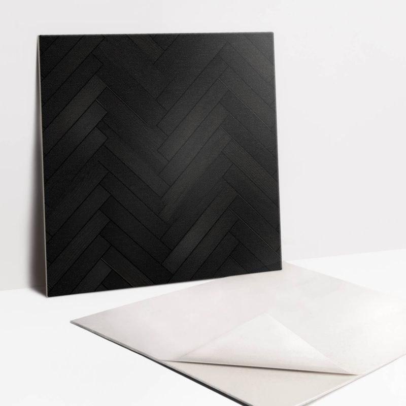 Kafelki samoprzylepne Tulup 30x30 cm Ciemny parkiet 9 szt.