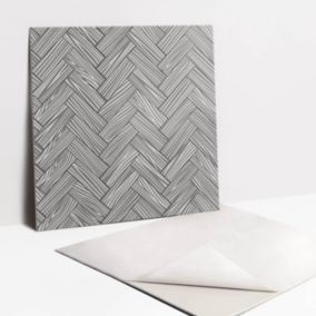 Kafelki samoprzylepne Tulup 30x30 cm Czarno białe panele 9 szt.