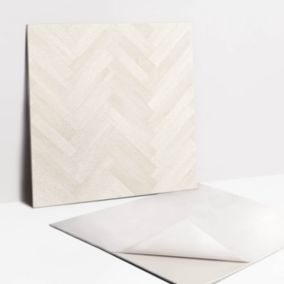 Kafelki samoprzylepne Tulup 30x30 cm Delikatny jasny parkiet 9 szt.