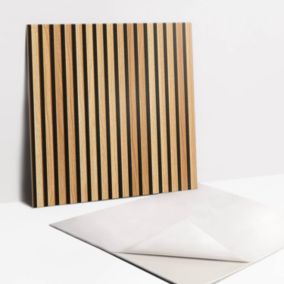 Kafelki samoprzylepne Tulup 30x30 cm Deski drewniane lamele 9 szt.