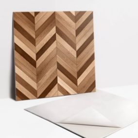 Kafelki samoprzylepne Tulup 30x30 cm Drewniany parkiet 9 szt.