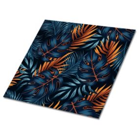 Kafelki samoprzylepne Tulup 30x30 cm Egzotyczne liście 9 szt.