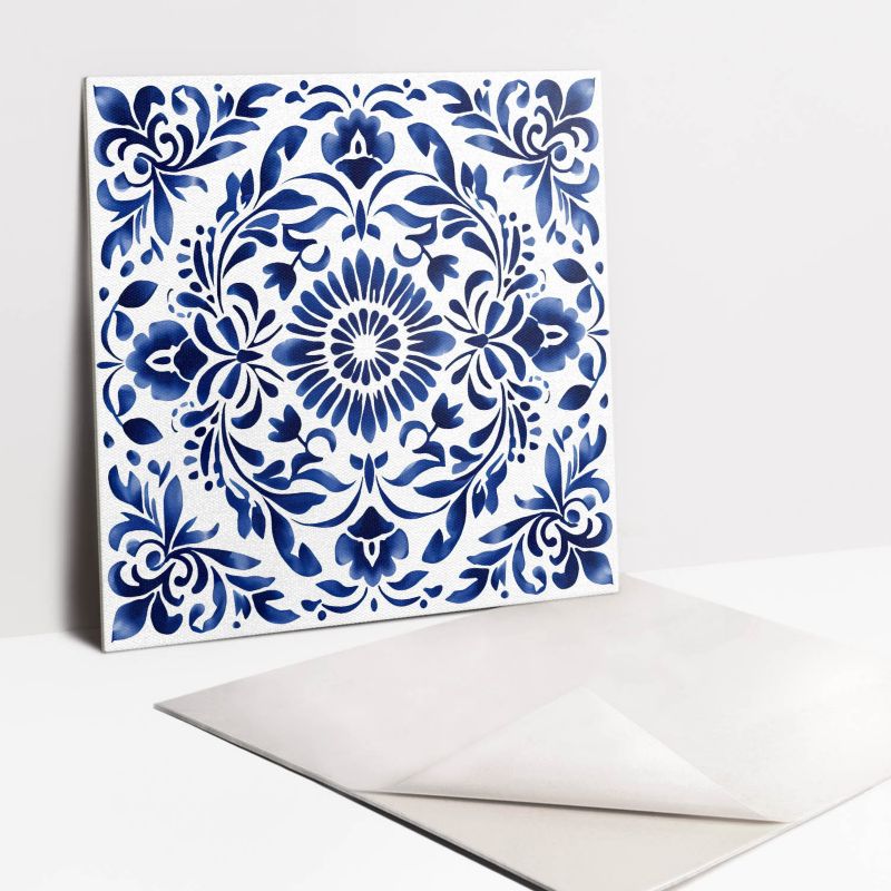 Kafelki samoprzylepne Tulup 30x30 cm Florystyczny ornament 9 szt.
