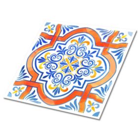 Kafelki samoprzylepne Tulup 30x30 cm Grafika w stylu Azulejo 9 szt.