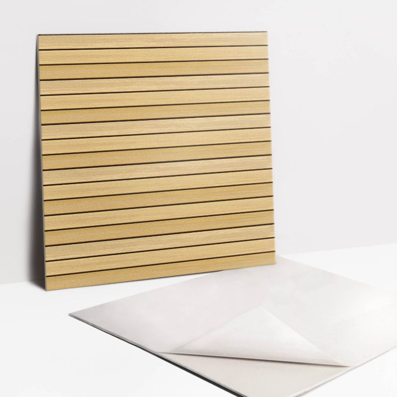 Kafelki samoprzylepne Tulup 30x30 cm Jasne drewniane deski 9 szt.