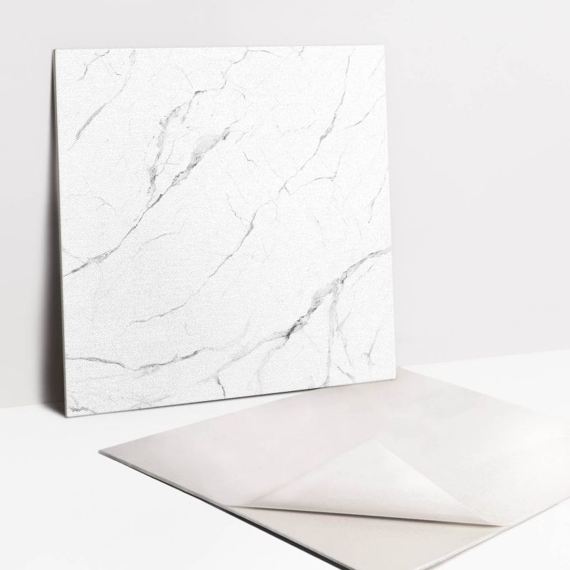 Kafelki samoprzylepne Tulup 30x30 cm Jasny marmur 9 szt.