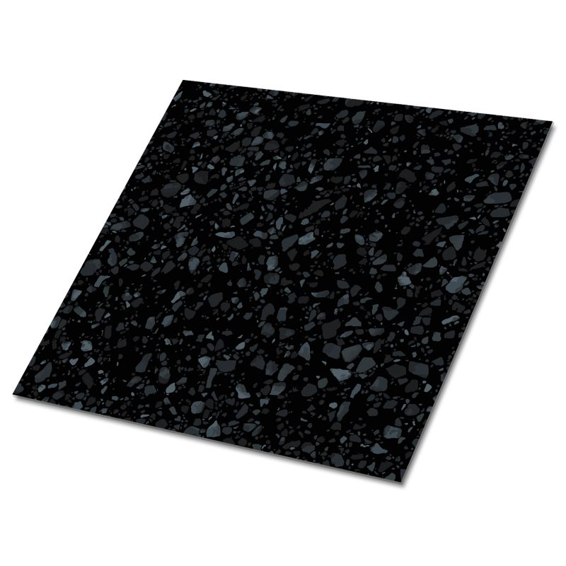 Kafelki samoprzylepne Tulup 30x30 cm Klasyczna czarna podłoga. 9 szt.