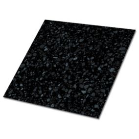 Kafelki samoprzylepne Tulup 30x30 cm Klasyczna czarna podłoga. 9 szt.