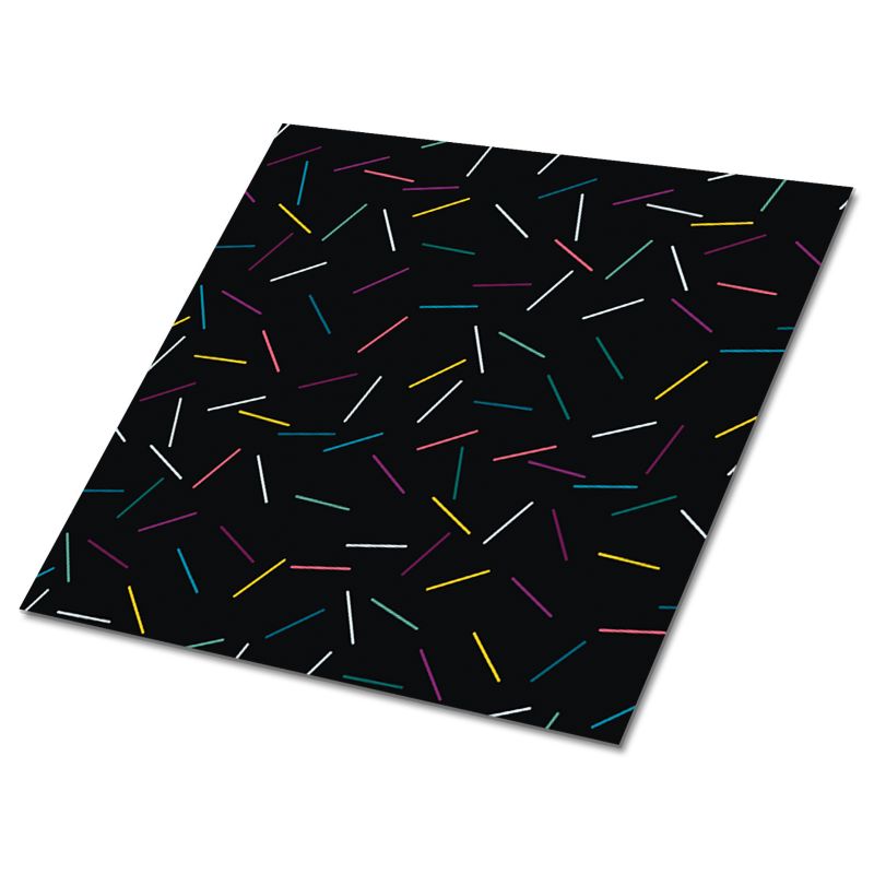 Kafelki samoprzylepne Tulup 30x30 cm Kolorowe linie 9 szt.