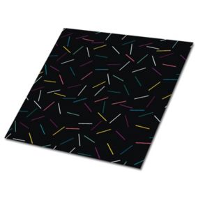 Kafelki samoprzylepne Tulup 30x30 cm Kolorowe linie 9 szt.