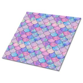 Kafelki samoprzylepne Tulup 30x30 cm Kolorowe rybie łuski 9 szt.