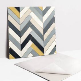 Kafelki samoprzylepne Tulup 30x30 cm Kompozycja parkietu 9 szt.