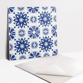 Kafelki samoprzylepne Tulup 30x30 cm Kwiatowe ornamenty 9 szt.