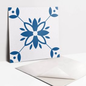 Kafelki samoprzylepne Tulup 30x30 cm Kwiatowy ornament 9 szt.