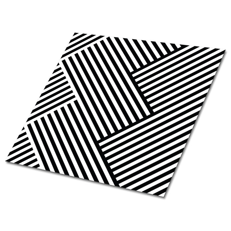 Kafelki samoprzylepne Tulup 30x30 cm Linie geometryczne 9 szt. II