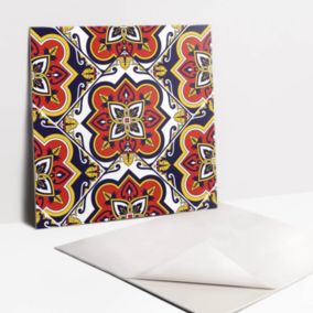 Kafelki samoprzylepne Tulup 30x30 cm Motyw portugalskiej płytki 9 szt.