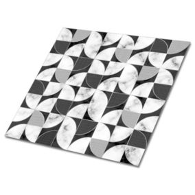 Kafelki samoprzylepne Tulup 30x30 cm Mozaika geometryczna 9 szt.