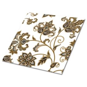 Kafelki samoprzylepne Tulup 30x30 cm ozdoba kwiatowa 9 szt.
