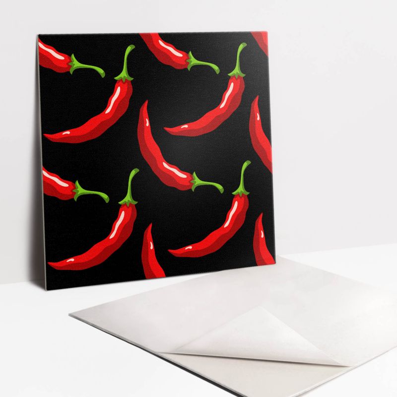 Kafelki samoprzylepne Tulup 30x30 cm Papryczka chilli 9 szt.