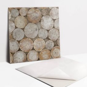Kafelki samoprzylepne Tulup 30x30 cm Pnie drzew 9 szt.