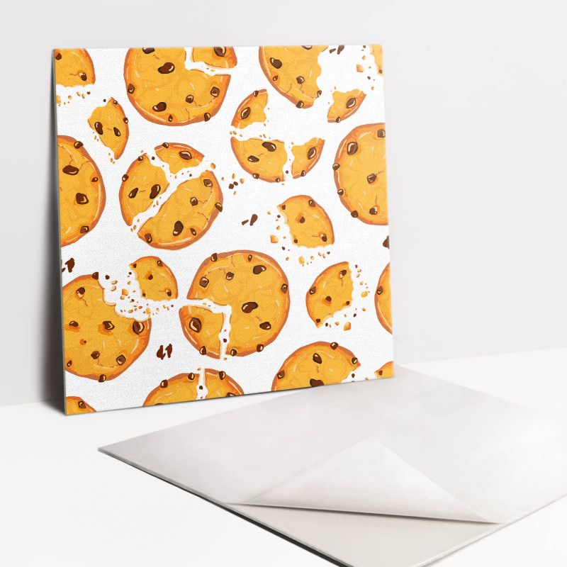 Kafelki samoprzylepne Tulup 30x30 cm Pokruszone ciasteczka 9 szt.