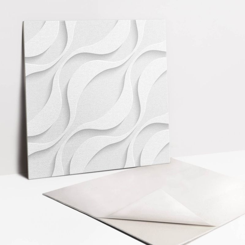 Kafelki samoprzylepne Tulup 30x30 cm Regularne fale 9 szt.