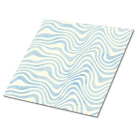 Kafelki samoprzylepne Tulup 30x30 cm Streszczenie fale 9 szt.