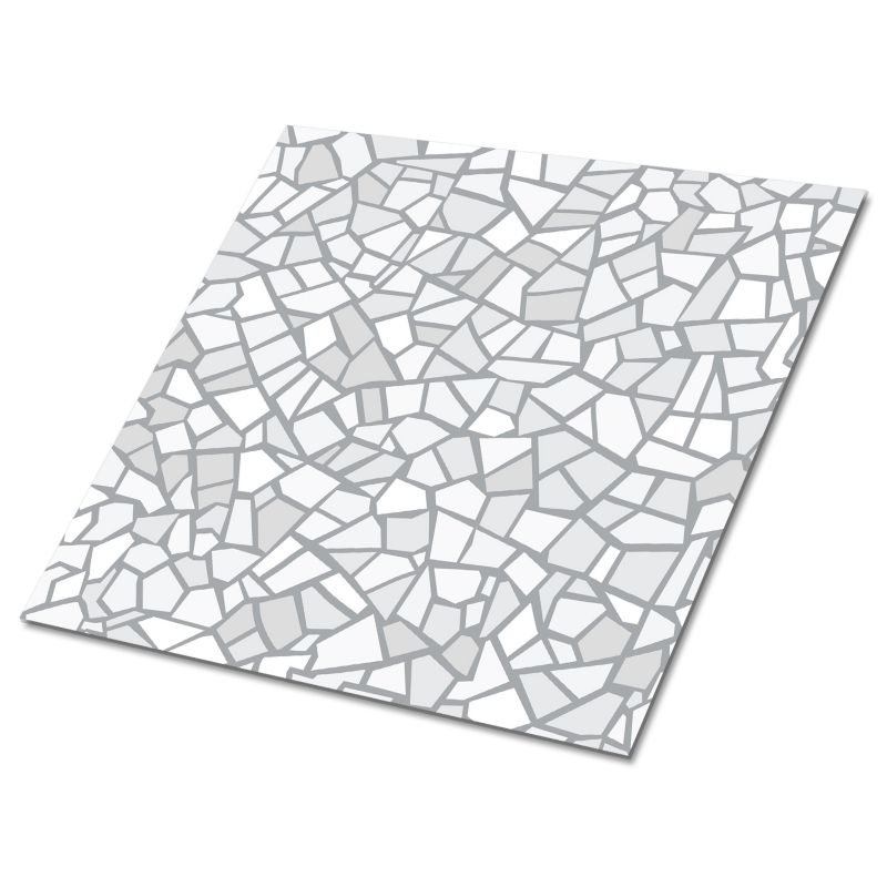 Kafelki samoprzylepne Tulup 30x30 cm Szara mozaika 9 szt. II