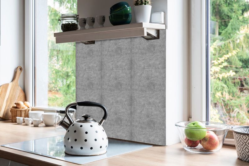 Kafelki samoprzylepne Tulup 30x30 cm Szary beton 9 szt.