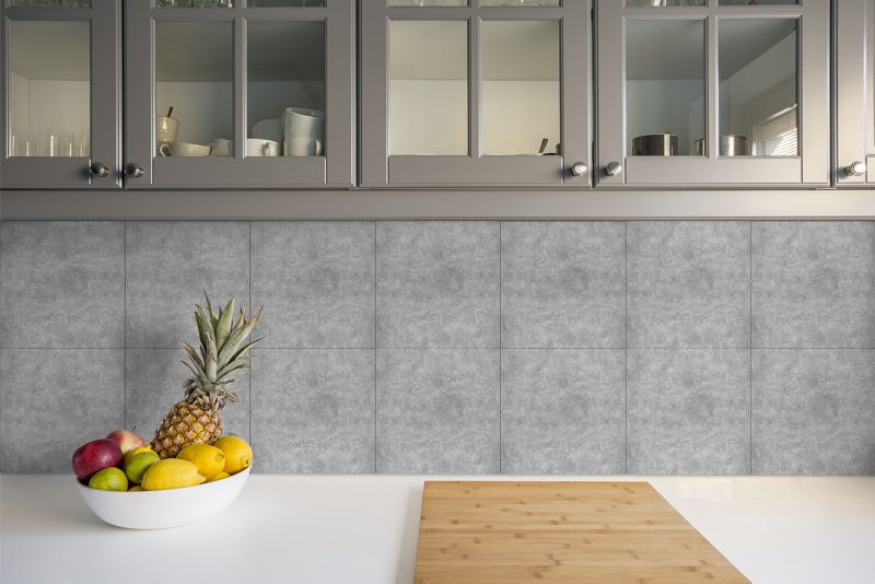Kafelki samoprzylepne Tulup 30x30 cm Szary beton 9 szt.