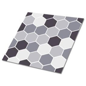 Kafelki samoprzylepne Tulup 30x30 cm sześciokąt 9 szt.