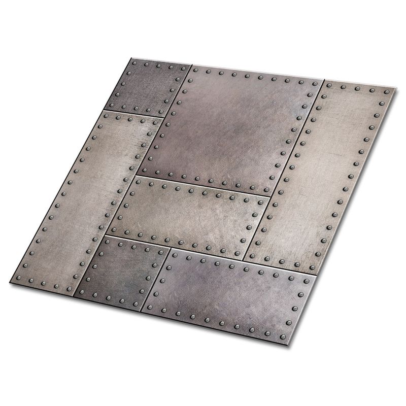 Kafelki samoprzylepne Tulup 30x30 cm Tekstura blachy 9 szt.