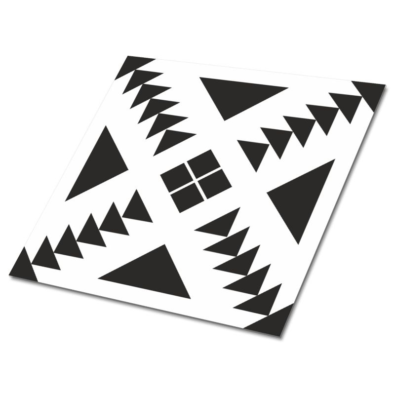 Kafelki samoprzylepne Tulup 30x30 cm Trójkąty i kwadraty 9 szt.