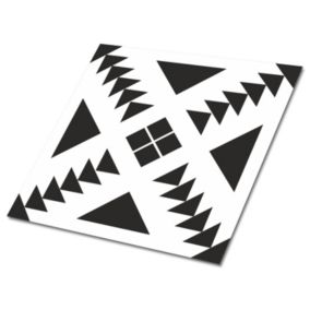 Kafelki samoprzylepne Tulup 30x30 cm Trójkąty i kwadraty 9 szt.