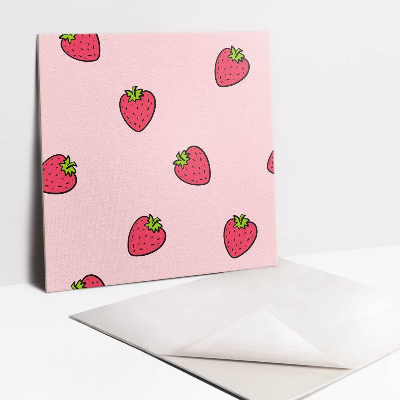Kafelki samoprzylepne Tulup 30x30 cm Truskawki 9 szt. II