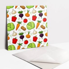 Kafelki samoprzylepne Tulup 30x30 cm Warzywa i owoce 9 szt. II